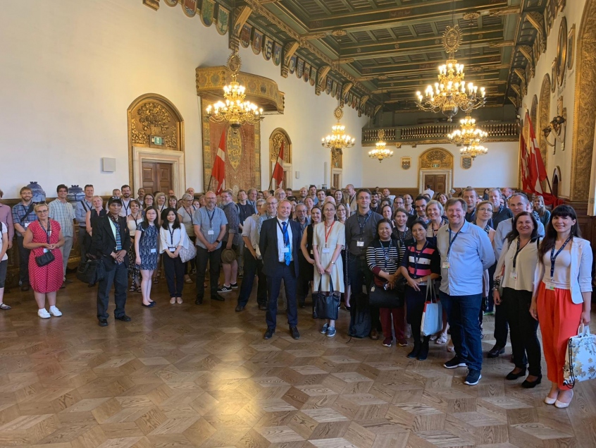 IEA IRC 2019 participants at an evening reception held in Copenhagen city hall