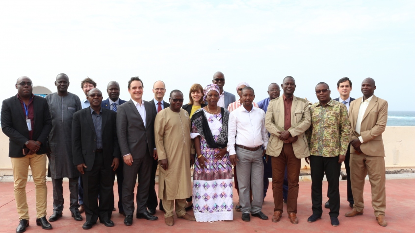 IEA representatives with colleagues at the Rosetta Stone meeting in Dakar, Senegal
