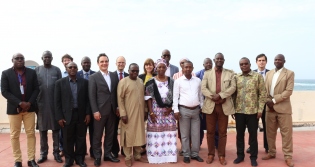 IEA representatives with colleagues at the Rosetta Stone meeting in Dakar, Senegal